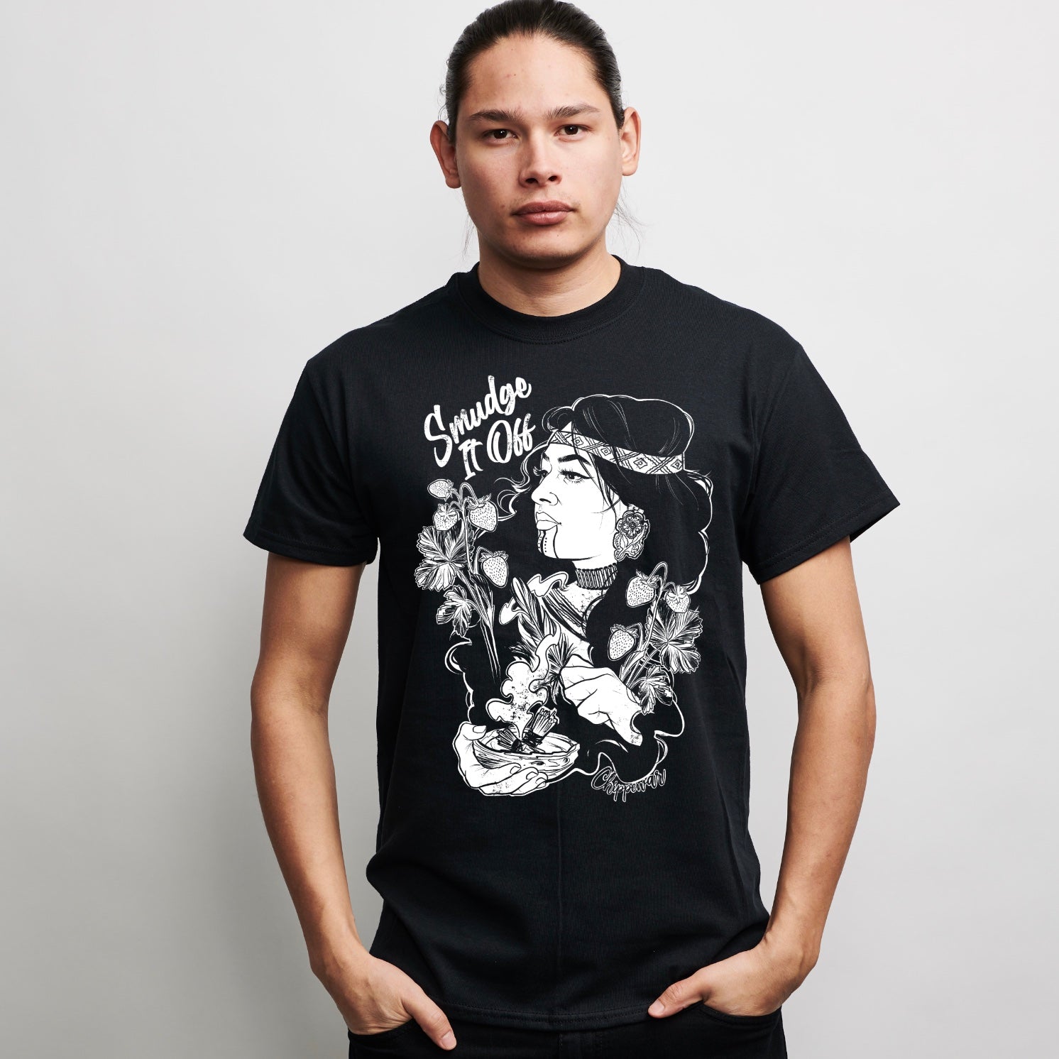 【SATUR】 Smudged logo Artwork T-SHIRT★送料・関税込★ ☆送料・関税込☆SATUR☆Smudged logo Artwork T-Shirt☆ (SATUR
