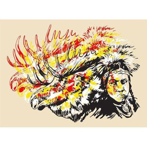Moose Jaw- ScreenPrint-Chippewar-First-Nations-Artist