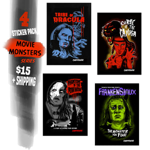 Movie Monster Sticker Pack