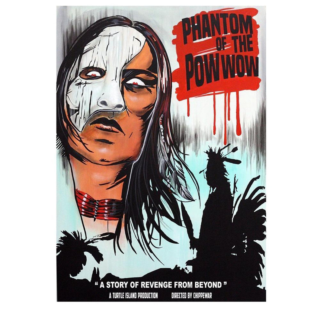 Phantom Of The Powwow Print-Chippewar-First-Nations-Artist